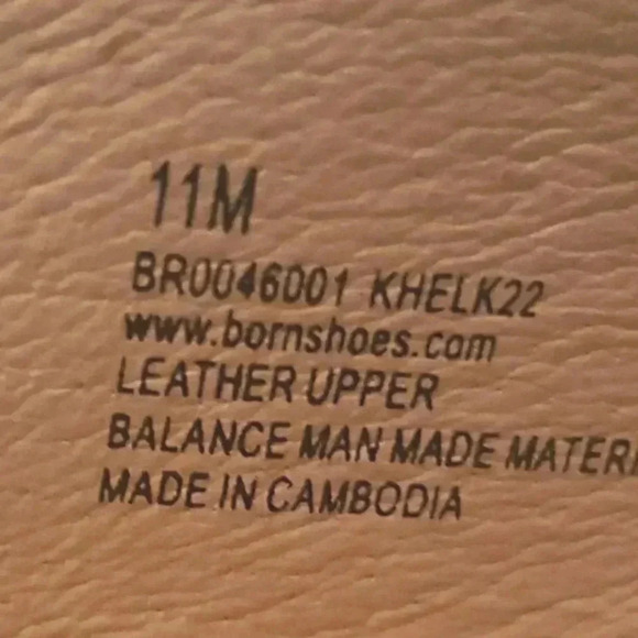 Born 11 Boho Chic White Leather Wedge Comfortable Adjustable New - Picture 6 of 8